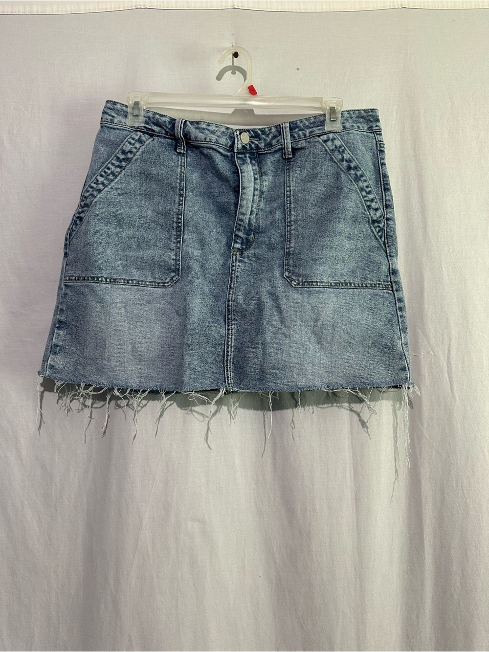 Edited by Remi Bader Light Wash Denim Button-Front Shirt | Women's Size 16